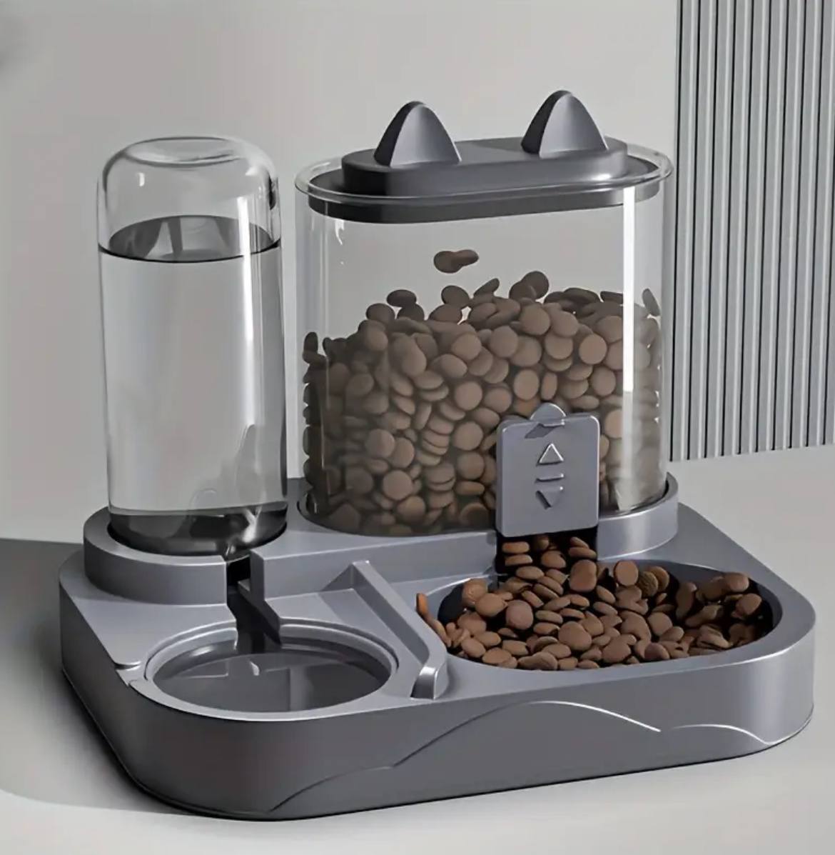 Automatic 2-in-1 Pet Feeder and Water Dispenser