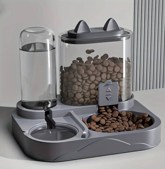 Automatic 2-in-1 Pet Feeder and Water Dispenser