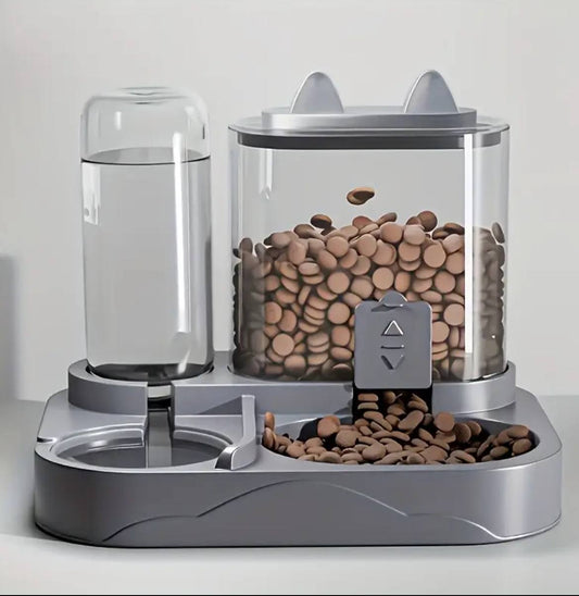 Automatic 2-in-1 Pet Feeder and Water Dispenser