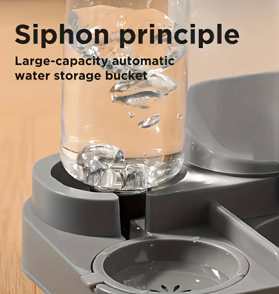 Automatic 2-in-1 Pet Feeder and Water Dispenser