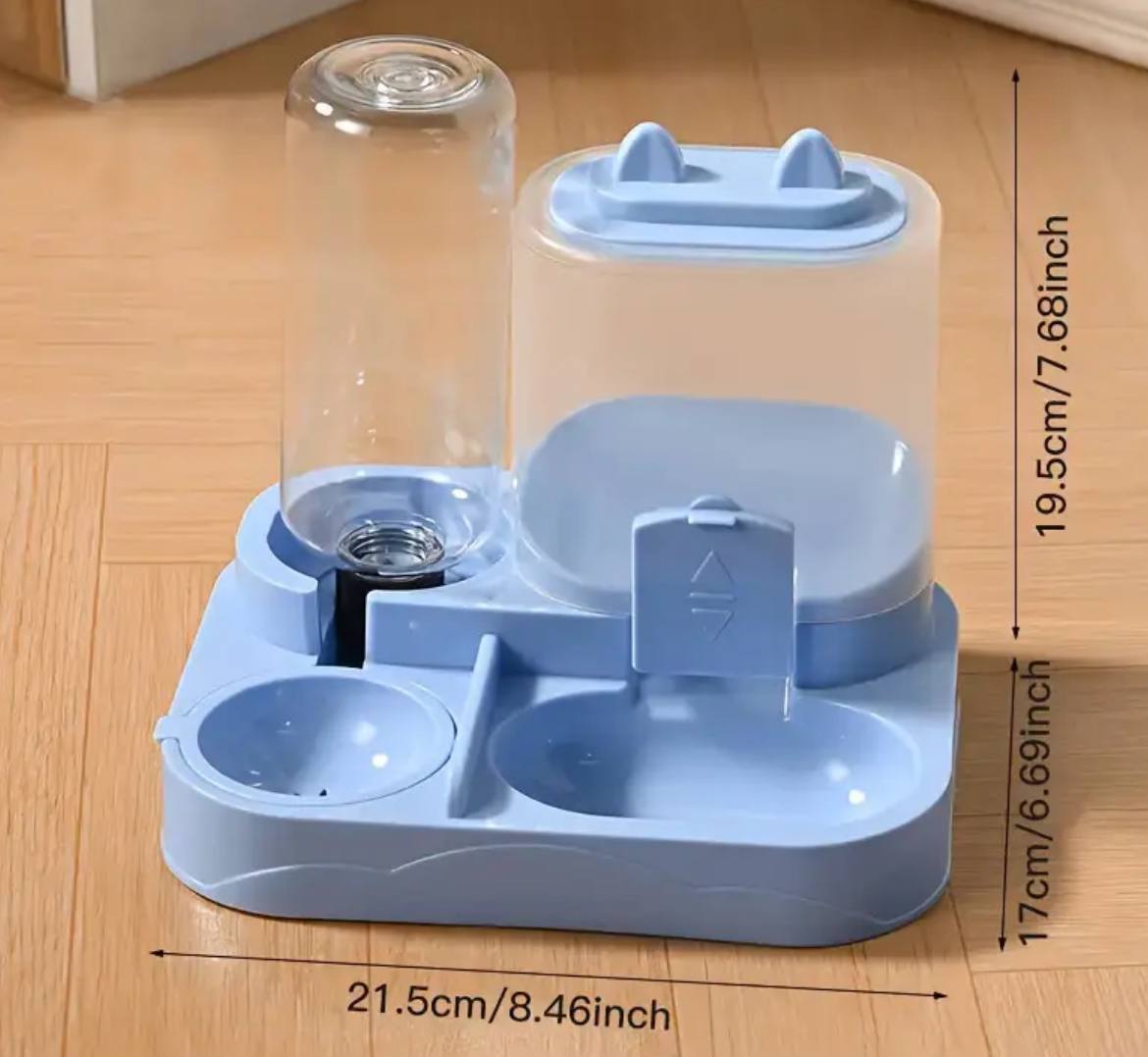 Automatic 2-in-1 Pet Feeder and Water Dispenser
